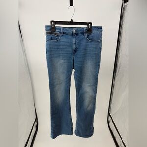 Women’s Athleta Sculptek Flare Jeans In True Blue. Size 16.